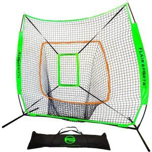 Baseball Net - Softball Net - 7 ft X 7 ft Practice Hitting & Pitching